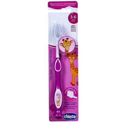 Chicco Toothbrush (3-6 Years) - Purple 1's - Baby Oral Care