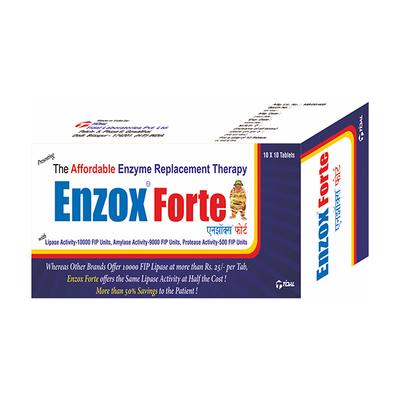 ENZOX FORTE Tablet 10's - Digestion-Dig