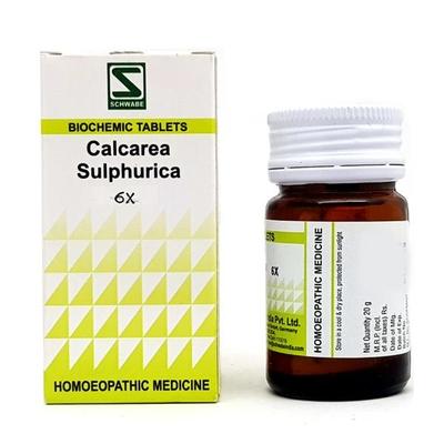 Dr.Willmar Schwabe Calcarea Sulphurica 6X Tablet 20 gm - Bio-Chemic