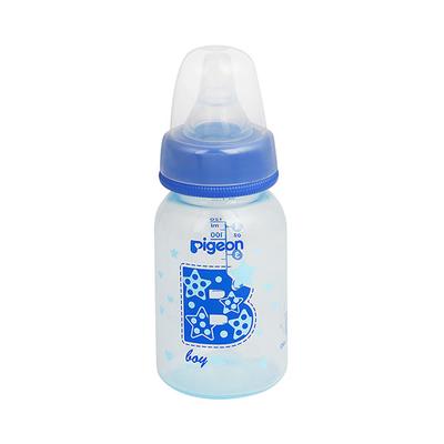 Pigeon Flexible 0+ Months PP Feeding Bottle - Blue 120 ml - Feeding & Nursing
