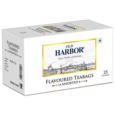 Old Harbor Flavoured Tea Bags - Assorted 25's - Herbal/Green Teas