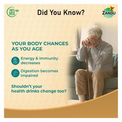 Zandu Seniorz Daily Health Booster Syrup 450 ml - Vitamin C