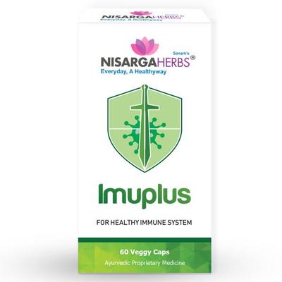 NisargaHerbs Imuplus Veggie cap 60's - Speciality Medicines