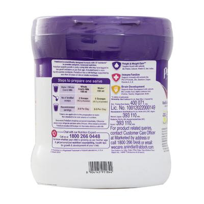 Pediasure Nutrition Powder- Vanilla Delight Flavour 400 gm (Pet Jar) - Kids Nutrition