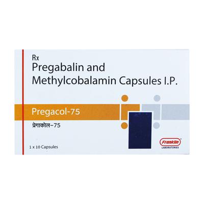 PREGACOL 75 Capsule 10's - Neuropathic Pain-Dru