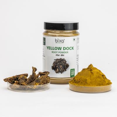 Bixa Botanical Yellow Dock Root Powder 200 gm - Health Products