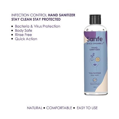 Sanfe Safe & Healthy Combo (Sanfe KN95 Face Mask + Sanfe Space Organics Hand Sanitizer 500 ml) - Face Mask