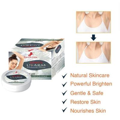 Zenius U Arm Whitening Cream for Underarms 50 gm - Personal Care (Ayush)
