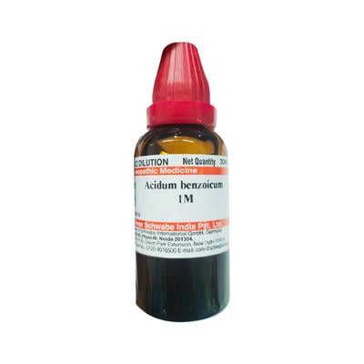 Dr. Willmar Schwabe Acidum Benzoicum 1M Liquid 30 ml - Dilutions