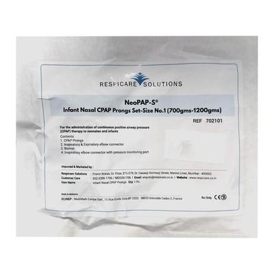Neopap - S Infant Nasal CPAP Prongs Set - Size 1 (700 gm - 1200 gm) (Ref - 702101) - Device - S