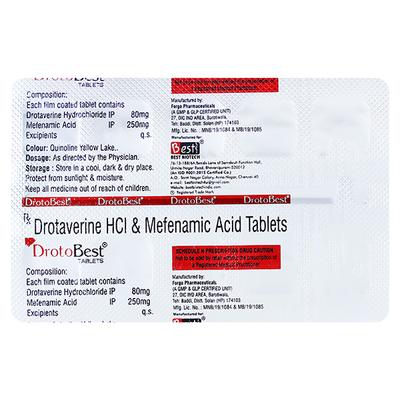 DROTO BEST Tablet 10's - Muscle Spasm-Ant