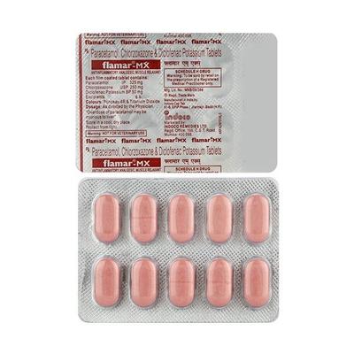 Flamar MX Tablet 10'S - Muscle Spasm-Mus
