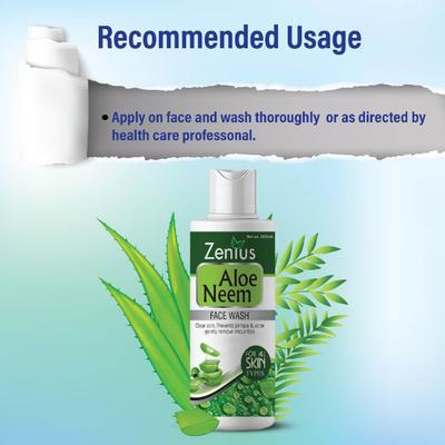 Zenius Aloe Neem Face Wash 200 ml - Personal Care (Ayush)
