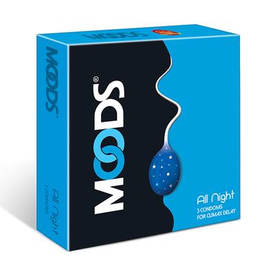 Moods Condoms All Night 3's - Plain/Flavoured Condoms