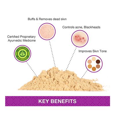 Omved Ubtan Ayurvedic Face & Body Powder - All Skin Types 100 gm - Personal Care (Ayush)