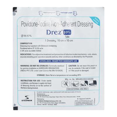 Drez 10X10Cm Tulle 1's - Wound Care-Ski