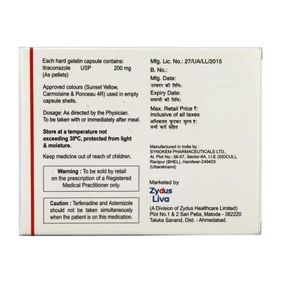 Mycoclear 200mg Capsule 7'S - Fungal Infections-Anf