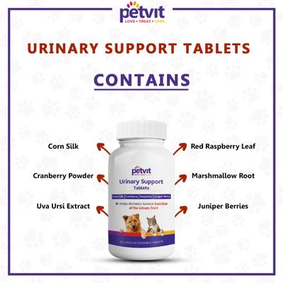 Petvit Urinary Support Chewable Tablets 60's - Petfood