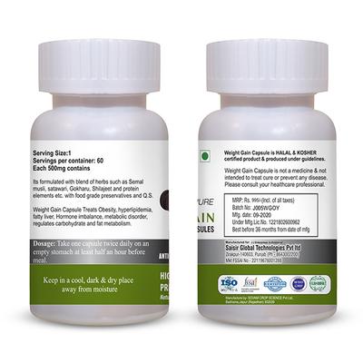 Vringra Ultra Pure Weight Gain Capsule 60's - Speciality Medicines