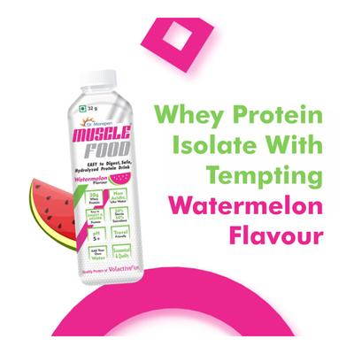 Dr. Morepen Muscle Food Protein Drink - Watermelon 32 gm - Protein Drink