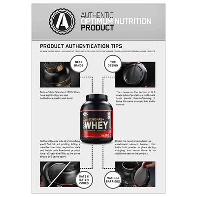 Optimum Nutrition (ON) 100% Whey Gold Standard Powder - Delicious Strawberry 5 lb - Whey Proteins