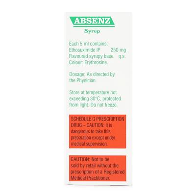 Absenz Oral Solution 100ml - Epilepsy/Convulsion-Ant