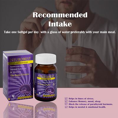 HealthBest NeuroBest Brain Nutrition Softgel Capsule 60's - Multi-Vitamins