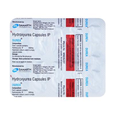 Durea 500mg Capsule 10'S - Cancer Oncology-Cyt