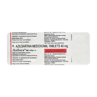 Azilura 40mg Tablet 10'S - Hypertension-Ang