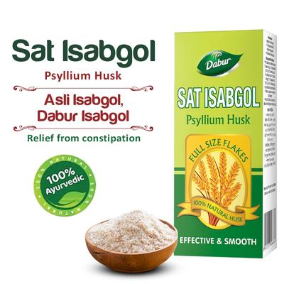 Dabur Sat Isabgol Husk 180 gm - Speciality Medicines