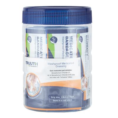 Truuth Medicated Bandage - Washproof 100's - Bandages