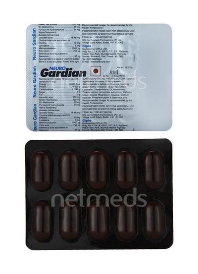 Neuro Gardian Tablet 10'S - Supplements-Sup