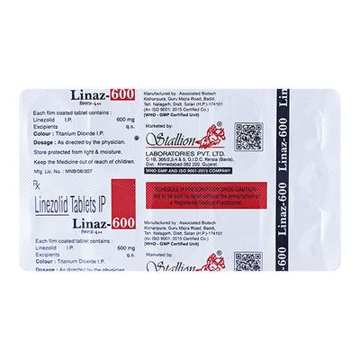 LINAZ 600 Tablet 10's - Bacterial Infections-OAB