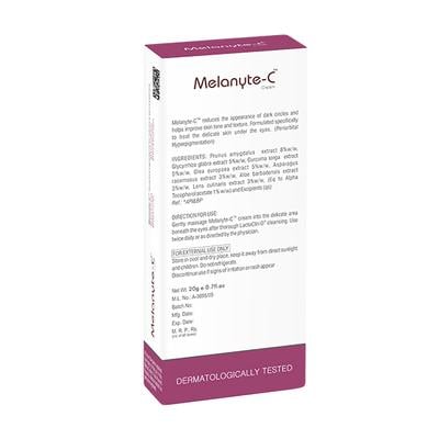 Vegetal Melanyte-C Under Eye Dark Circle Cream 20 gm - Kajal & Kohls