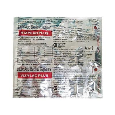 VIZYLAC PLUS Capsule 15's - Supplements-Sup