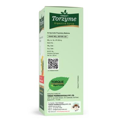 Torque Torzyme Digestive Syrup (Pack of 3 X 200 ml) 1's - Digestive Care