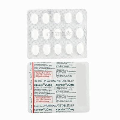 Cipralex 20mg Tablet 15'S - Depression-Ant