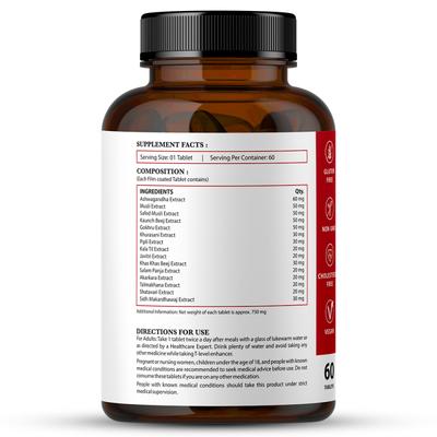 Nirvasa Maxx Josh Testo Booster Tablet (Pack of 6 x 60's) 1's - General Health