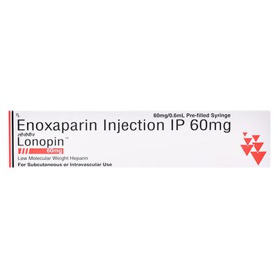 Lonopin 60 mg Injection 0.6ml - Blood Clot-Ant