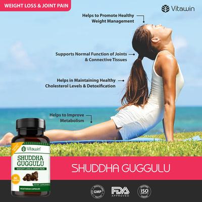 Vitawin Shuddha Gugulu Capsule 60's - Weight Loss