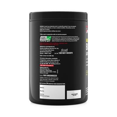 GNC AMP Gold Series BCAA Advanced Powder with Vitamin B6 - Kiwi Strawberry Flavour 400 gm - Bcaa Supplements