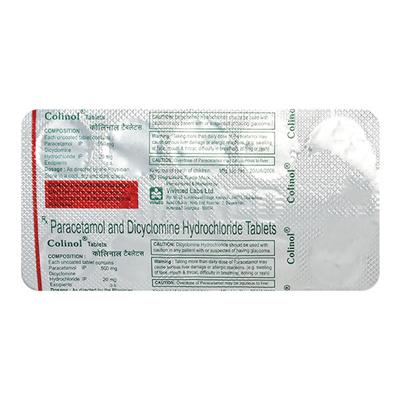 COLINOL Tablet 10's - Muscle Cramps/Spasticity-Ant