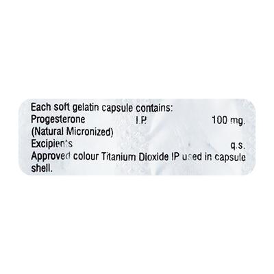 Uterone 100mg Capsule 10'S - Hormonal Therapy-Oes