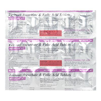 MITIRON XT Tablet 15's - Supplements-Vam