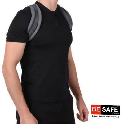 Be Safe Forever Clavicle Brace Support for Posture Correction - Grey (L) - Back/Abdomen Supports