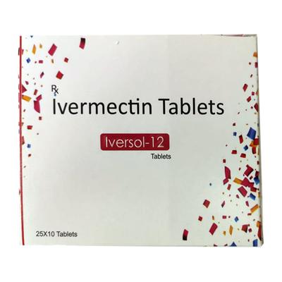 IVERSOL 12 Tablet 10's - Parasitic Worms-Ant