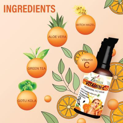 Zenius Vitamin C Professional Face Serum 30 ml - Personal Care (Ayush)