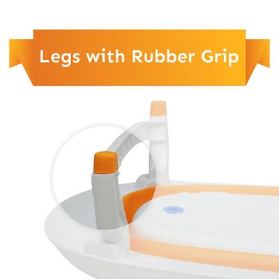 R for Rabbit Bubble Double Elite Baby Bath Tub - Orange - Bathing Essentials