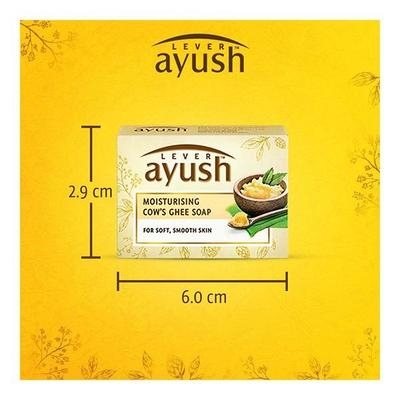 Lever Ayush Moisturising Cow's Ghee Soap 100 gm - Soaps