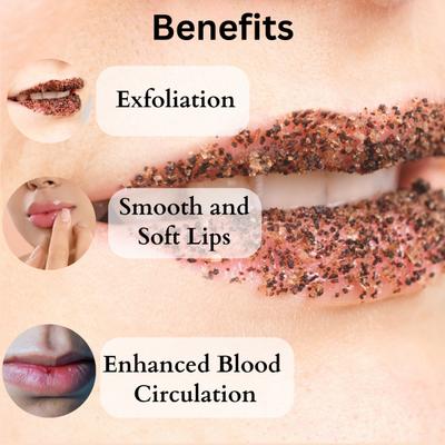 Dermistry Exfoliating Lightening Coffee Lip Scrub 15 ml - Lip Scrubs